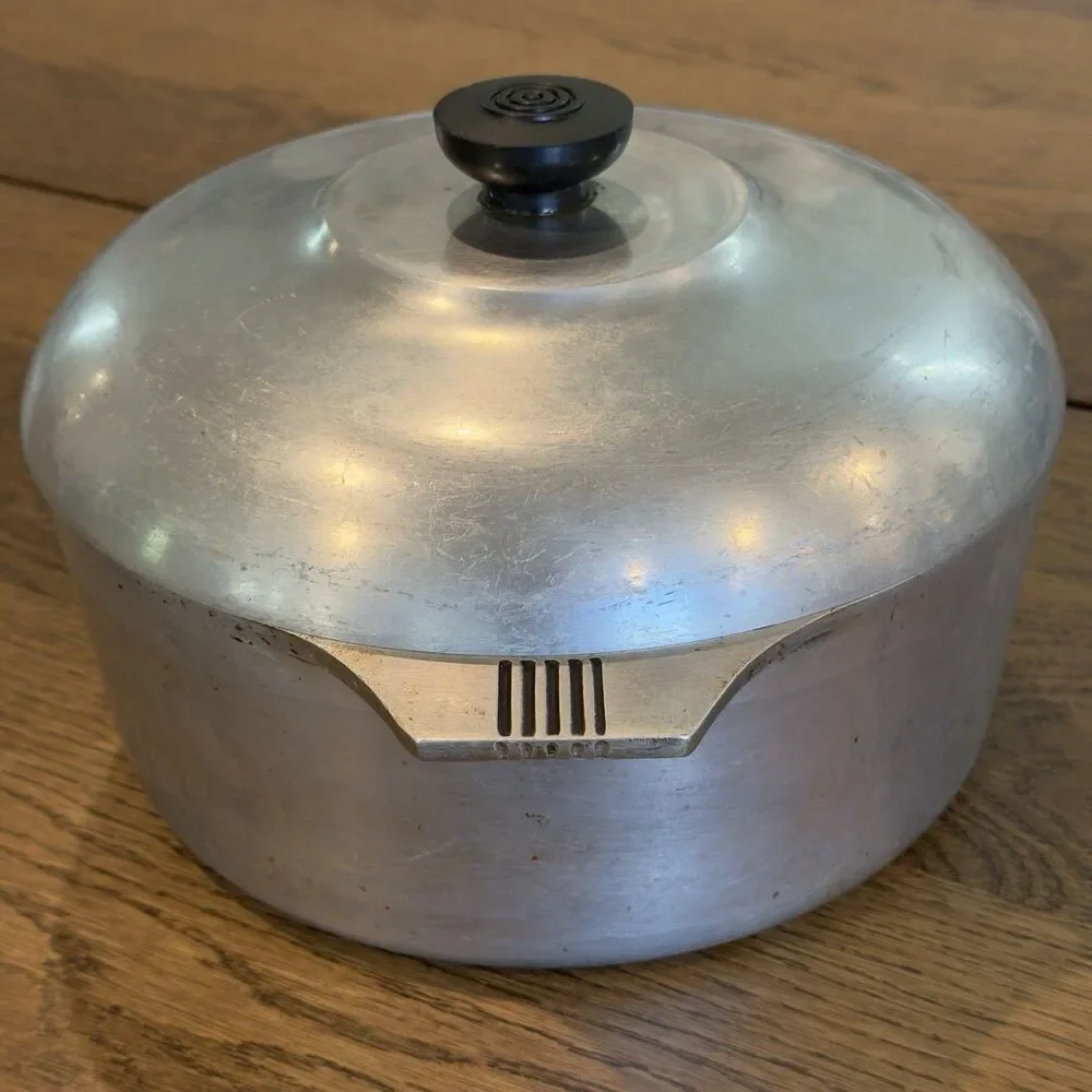 Vintage Magnalite 4248 Dutch Oven 5 Qt 4.7L Cast Aluminum Pot Roaster W/Lid USA